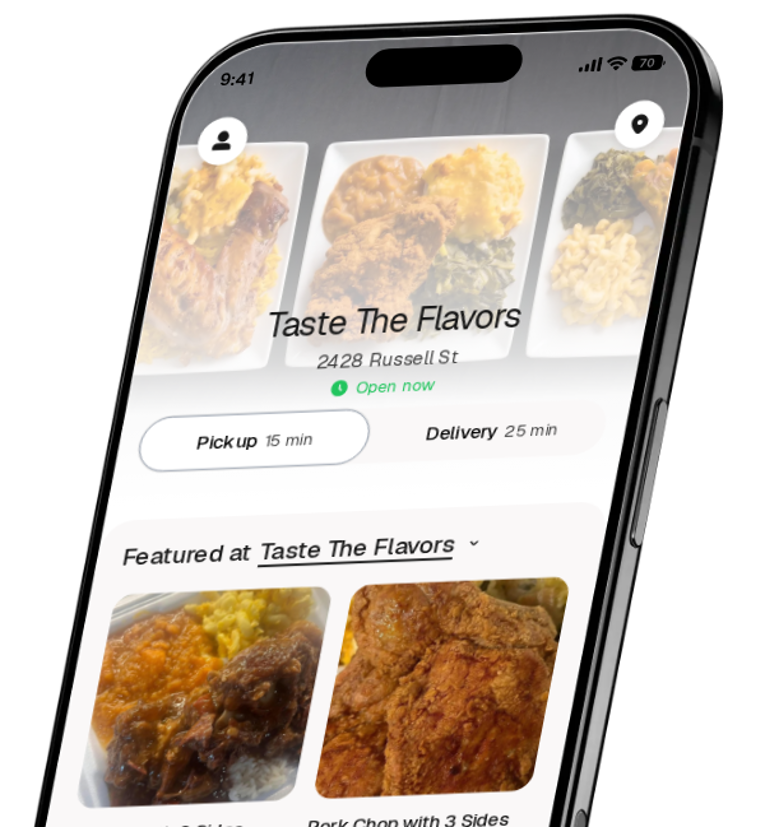 Taste The Flavors app preview