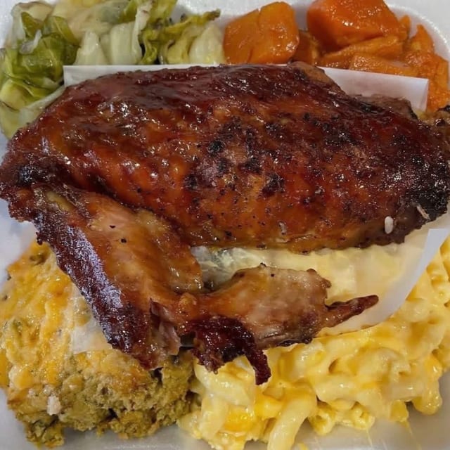 Turkey Wings with 4 Sides.