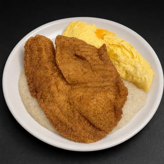 Large Tilapia W/Grits 