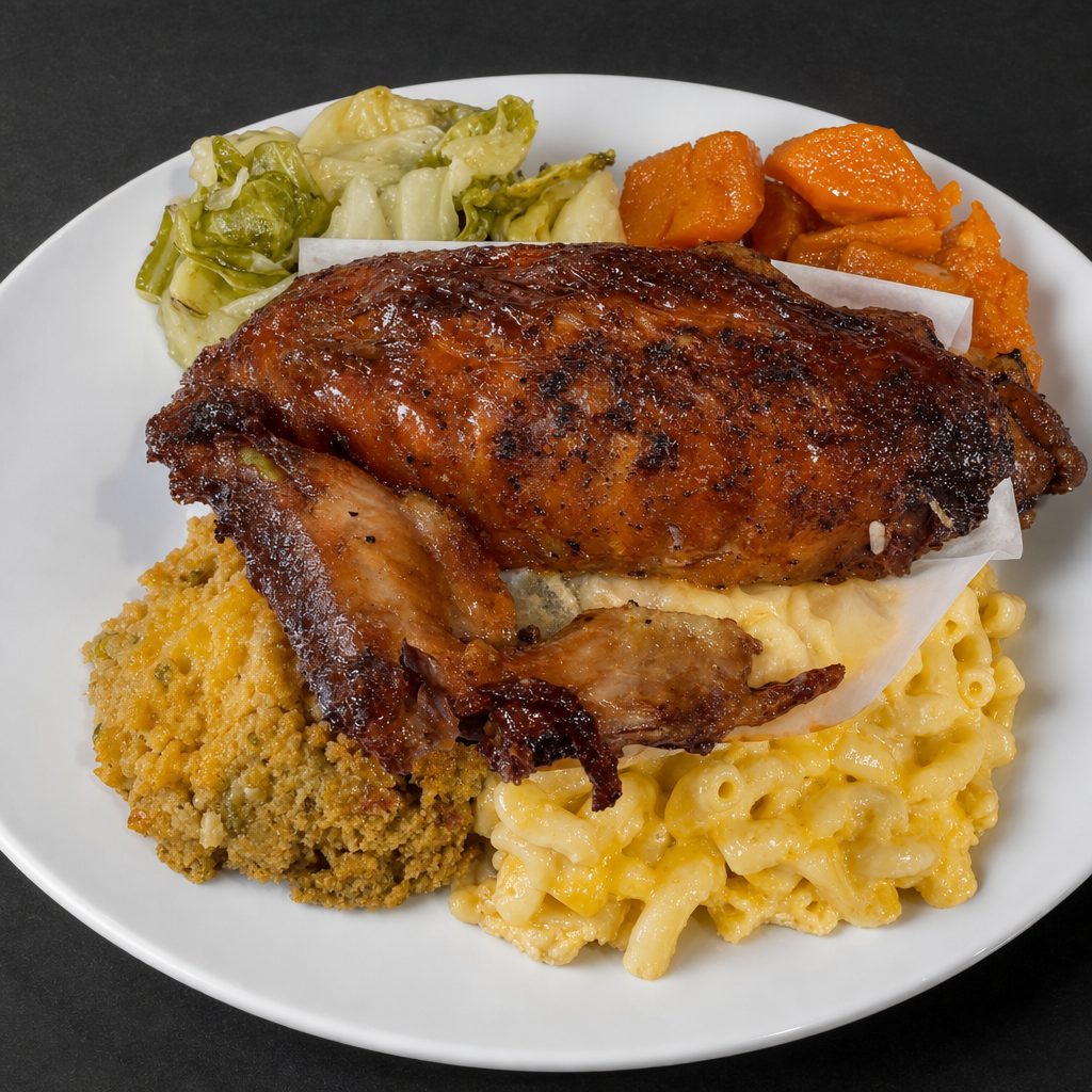 Turkey Wings with 4 Sides.