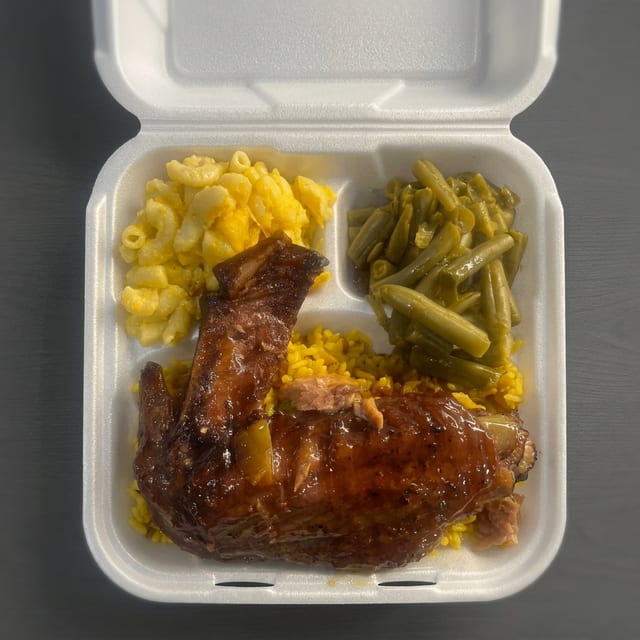 Turkey Wings with 3 Sides.