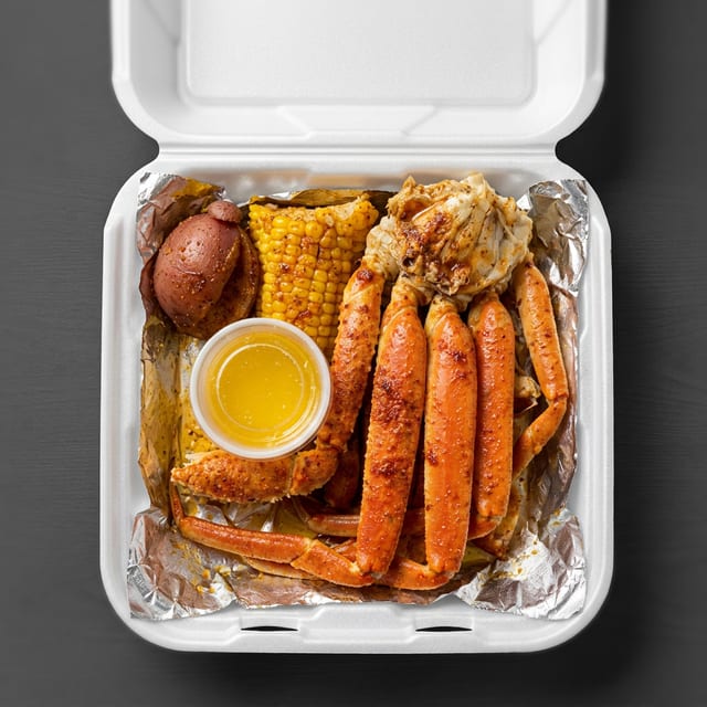 Snow Crab Leg & Shrimp.