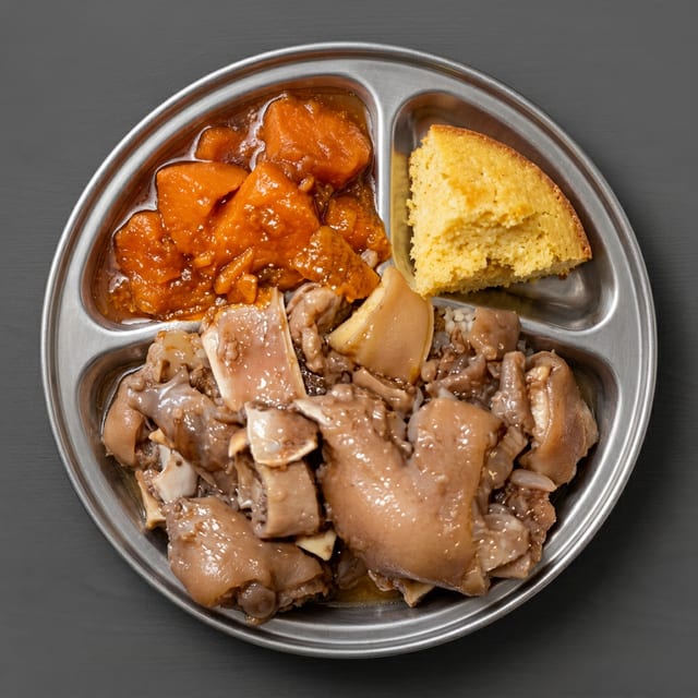Stone Stew with 2 Sides.