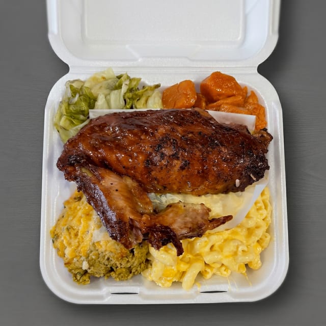 Turkey Wings with 4 Sides.